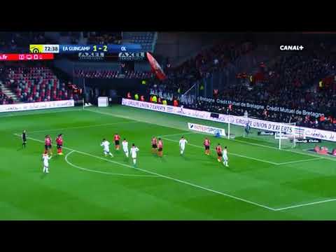 Brutal Free Kick goal by Memphis Depay | EAC Guingamp 2:4 Olympique Lyonnais | 10.11.2018.