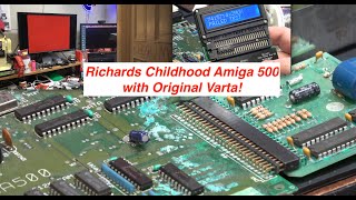 Richards Childhood Amiga 500 With Original Varta!