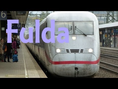 Bahnhof Fulda mit ICEs, Cantus und mehr