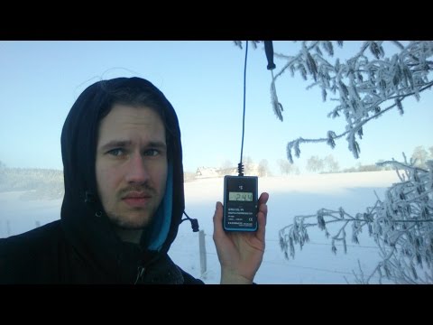 Kältewelle Januar 2016: Unter –25 Grad in Erndtebrück/NRW