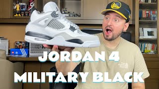 Nike Air Jordan 4 Retro (Military Black)