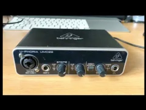 Behringer UMC22   adjustment for Audacity   Windows 10