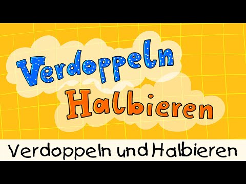 🔢 Verdoppeln und Halbieren || Kinderlieder zum Lernen
