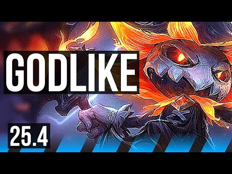 VEIGAR vs DIANA (MID) | Godlike, 600+ games | KR Master | 25.4