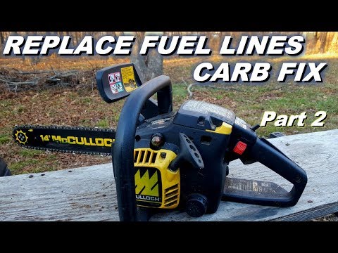 Fixing a McCulloch Chainsaw won't start.  Part 2