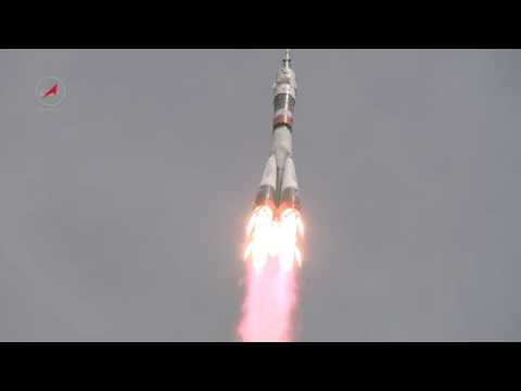 Lançamento do  foguete espacial "Soyuz-FG" de TPK "MS-04 Alliance" - uma coleção em HD
