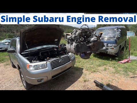 Subaru Cheat Codes Ep 1: Simplest EJ25 SOHC Engine Removal