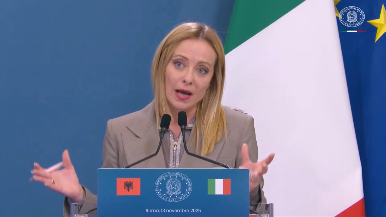 GIORGIA MELONI: “I CENTRI IN ALBANIA FUNZIONERANNO, SONO FERMI, LA RESPONSABILITÀ NON È LA MIA”