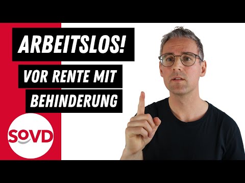 Arbeitslos vor Rente mit Schwerbehinderung