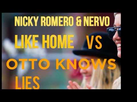 Nicky Romero & NERVO vs Otto Knows & Burns - Lies Home (SICDKROME Edit)