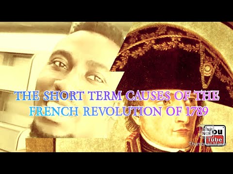 CUASES OF THE FRENCH REVOLUTION OF 1789 - Short-term Causes. Tr.Henry