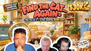 Thumbnail for 🐱 Find the Cat 2: The Sequel to a Monster Hit. Built to show MORE Ads