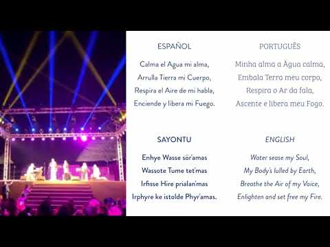 Atlantean Song - IDILIEN (lyrics) - Yosoy 22.02.2022 Concert, Matias De Stefano, Fundación Arsayian