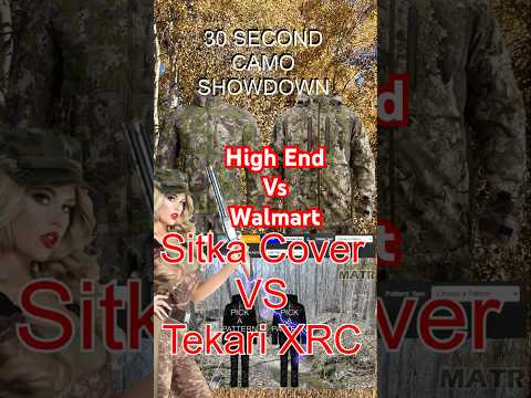 Sitka Cover Vs Tekari XRC hunting Camo #hunting #whitetail #highendvslowend