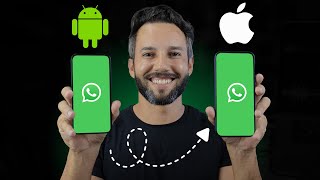 COMO TRANSFERIR WHATSAPP DO ANDROID PARA IPHONE (FÁCIL)