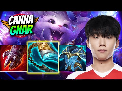 T1 CANNA VS SRB THAL - CANNA GNAR VS THAL CASSIOPEIA - LOL PROVIEW