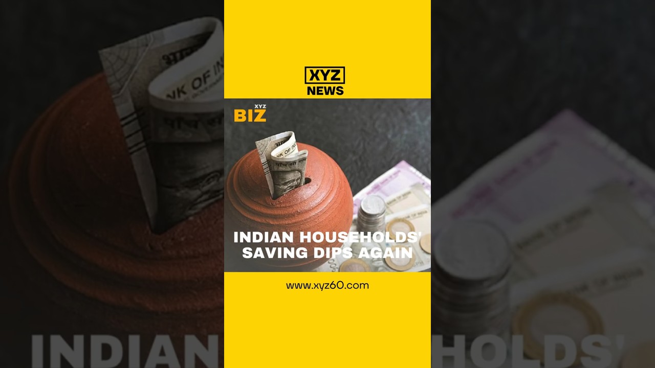 Indian households' saving dips again