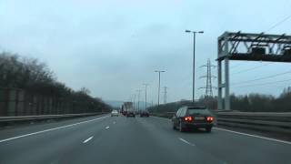 preview picture of video 'Driving On The M5 From J3 (Birmingham West & Central) To J2 (Dudley, Oldbury, Sandwell), England'