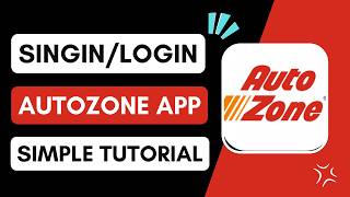 How to Login AutoZone App | Account Sign In