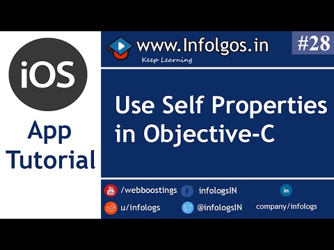 How to use Self properties in Objective-C