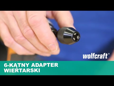 Uchwyt wiertarski szybkomocujący z trzpieniem 6-kątnym | wolfcraft