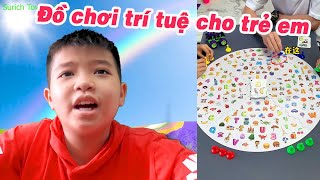 Surich giới thiệu Bộ Đồ Chơi Xếp Hình Trí Tuệ Bàn Cờ , Đồ chơi trí tuệ cho trẻ em  Surich toysreview