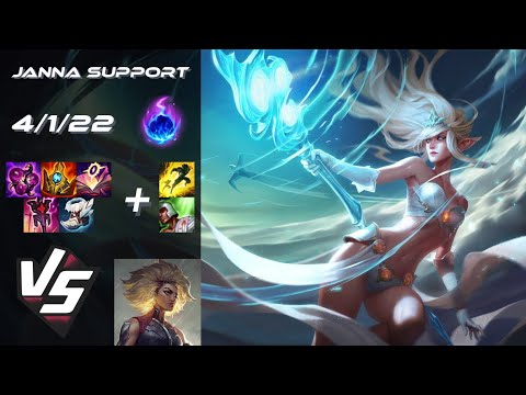 SUPPORT Janna vs Rell - EU Grandmaster Patch 14.23