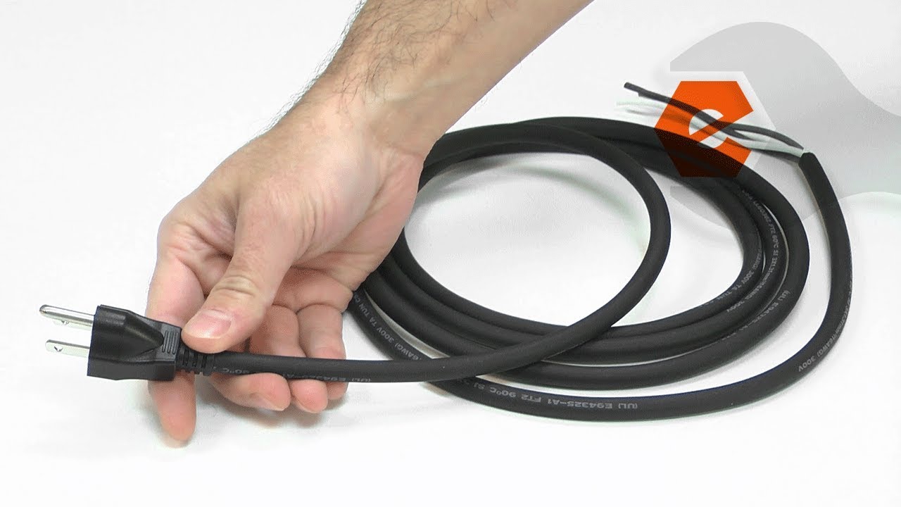 Replacing your Power Cord - 8, 16 Gauge, 3-w