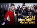 UFC 198: Stipe Miocic Thinks Fabricio Werdum Masks Are 'Funny'