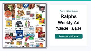 Ralphs Weekly Ad (7/29/26 - 8/4/26) Best Deals