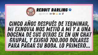 Cinco años después de terminar, mi exnovia nos metió a mí y a una docena de sus otros ex en un chat.