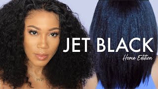 HOW TO DYE HAIR BLACK