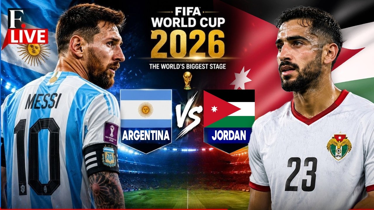 🔴Argentina vs Jordan | FIFA World Cup 2026 | Lionel Messi | Julian Alvarez | Ehsan Haddad | Group J