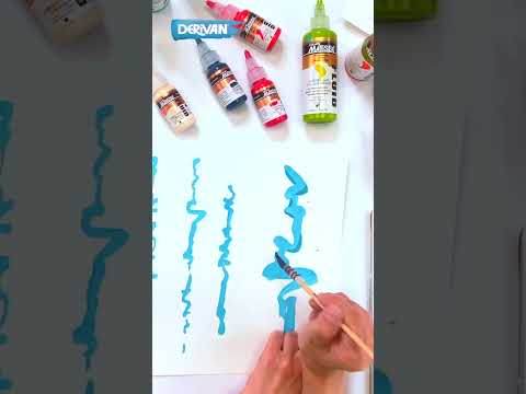 Unleash Your Creativity: Fluids Calligraphy with a Squirrel Hair Brush