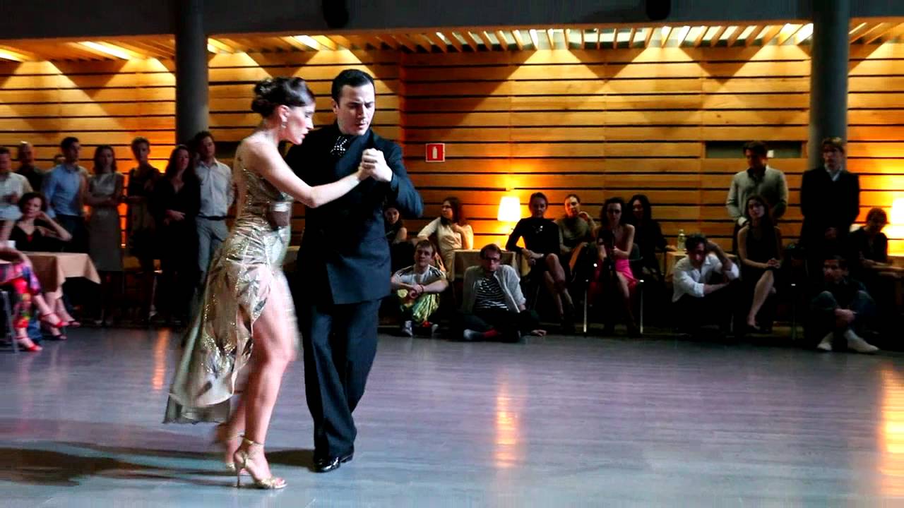 Leandro Oliver & Laila Rezk, 1/4, Milonga "Me Gusta", Moscow, Russia, 07.12.2013