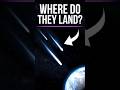 Where Do Shooting Stars Land? #shorts