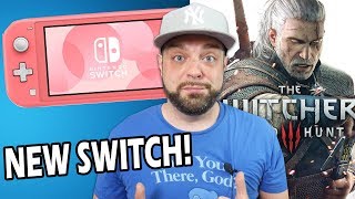 Nintendo Reveals NEW Switch Lite + Witcher 3 Gets HUGE Update!