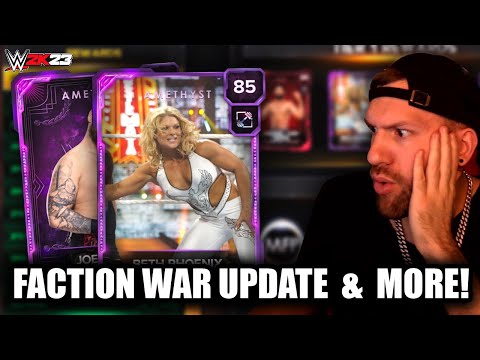 *FACTION WAR UPDATE* New Briefcase Rewards, Live Events Look Insane! | WWE2k23 My Faction