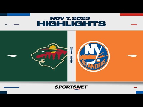 NHL Highlights | Wild vs. Islanders - November 7, 2023