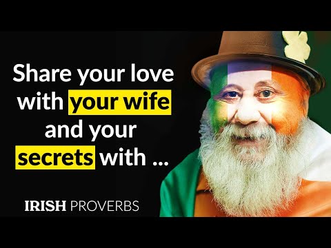 Witty Irish Proverbs that tell a lot about ourselves I Wise Quotes and Sayings🇮🇪