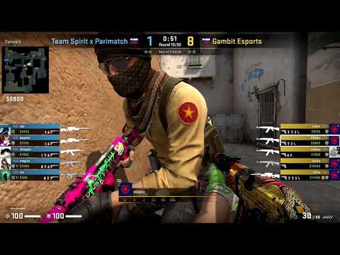 CSGO POV Gambit.Hobbit vs. Spirit @Dust2 - 23 kills