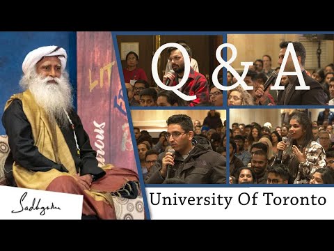 Sadhguru Q&A Session At University of Toronto