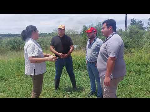 🔴VERONICA MACIEL - INT DE SAN COSME▶️ASISTENCIA DEL MINISTRO DE OBRAS PUBLICAS TRAS LAS INUNDACIONES