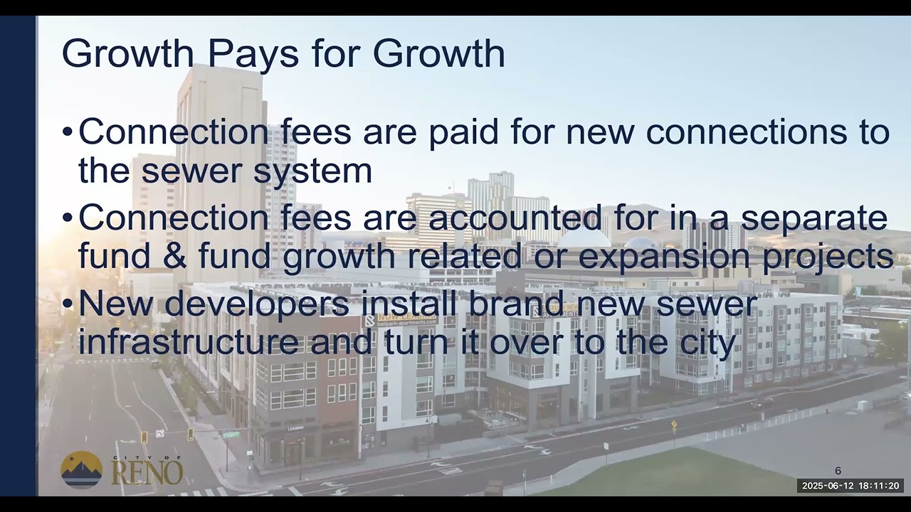 Proposed Sewer Utility Rate Increase Public Meeting - June 12, 2025