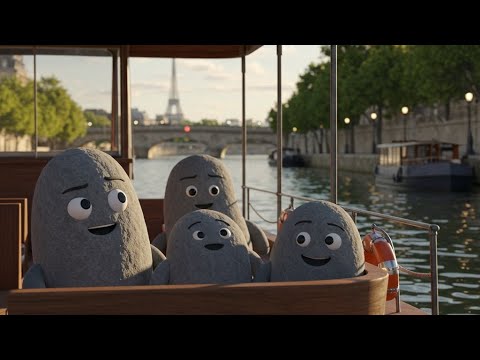 PetRocks on Cruise Boat in Paris