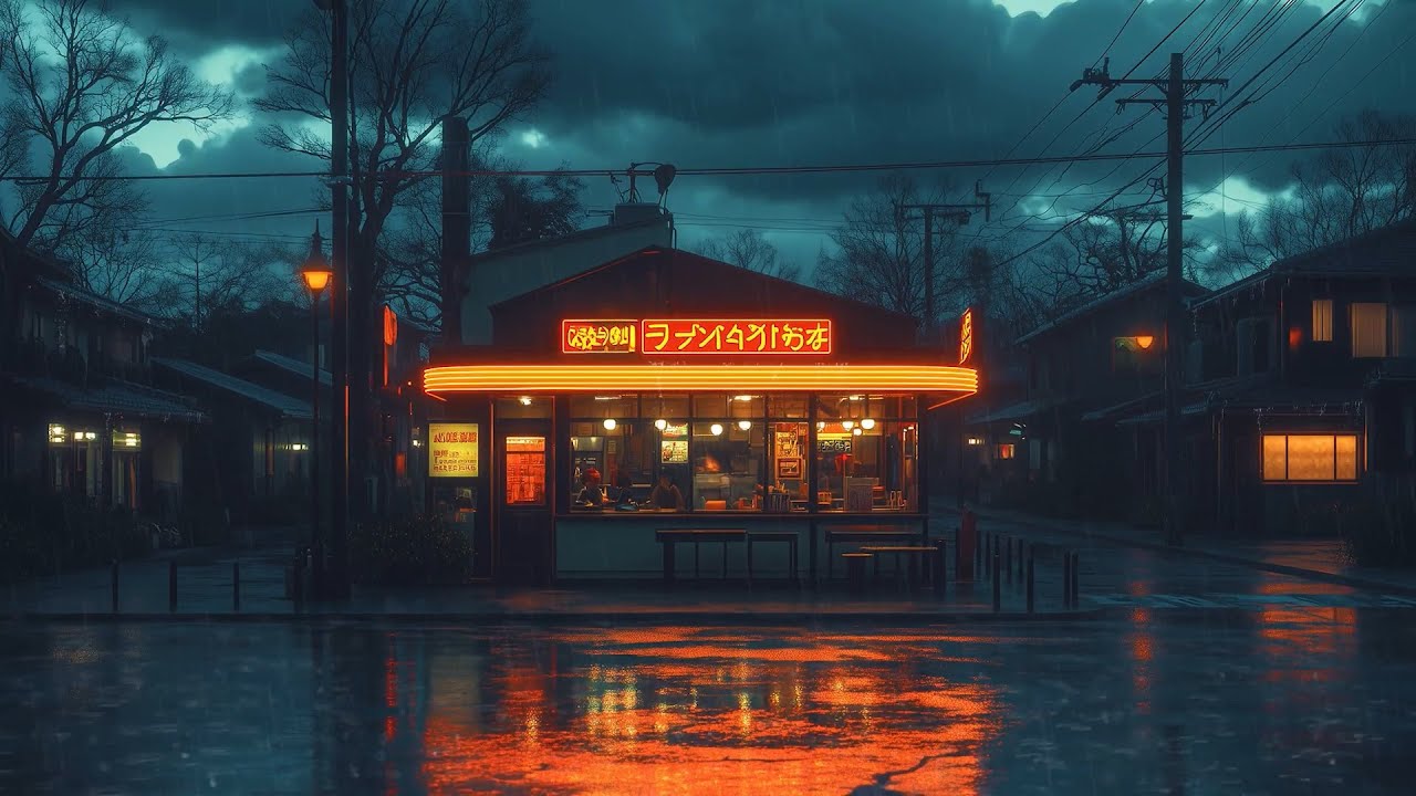 Experience 1980s & 90s Lofi Hip Hop Beats for Chill & Study | Productive Rainy Nights | Retro Japan