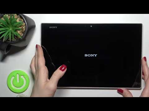 How to Switch On Sony Xperia Tablet Z - Power On Tablet