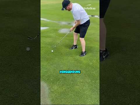 Jangan Injak Rumput Ini di Lapangan Golf! 😱 #shortvideo
