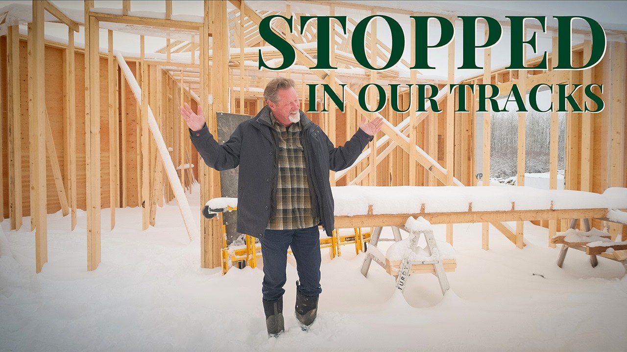 Mother Nature SHUT DOWN our $2 Million Custom Home build | Here's What Happened | Bearspaw, Alberta