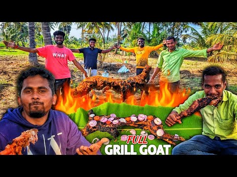 🔥சுவையான சுட்ட ஆட்டுக்கறி | GRILLED MUTTON RECIPE | VILLAGE BOYS COOKING | FOOD | K7